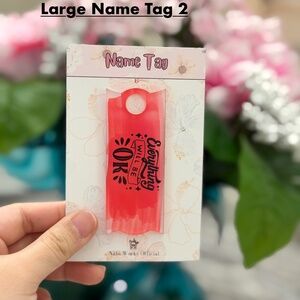 40 oz Stanley Tumbler Acrylic Nameplate Accessories H2.0 Stanley Name Tag - Big